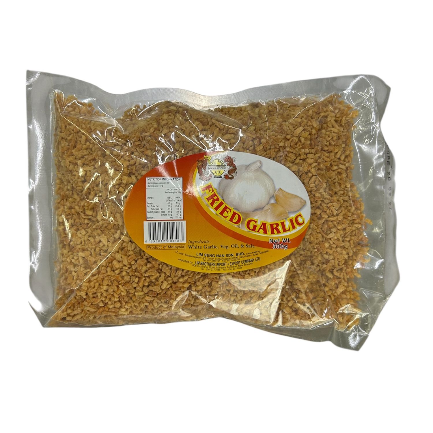 Dragon &amp; Phoenix Fried Garlic 500g