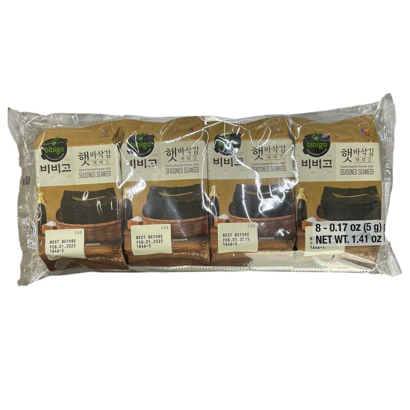 Bibigo Seasoned Seaweed 8x5g