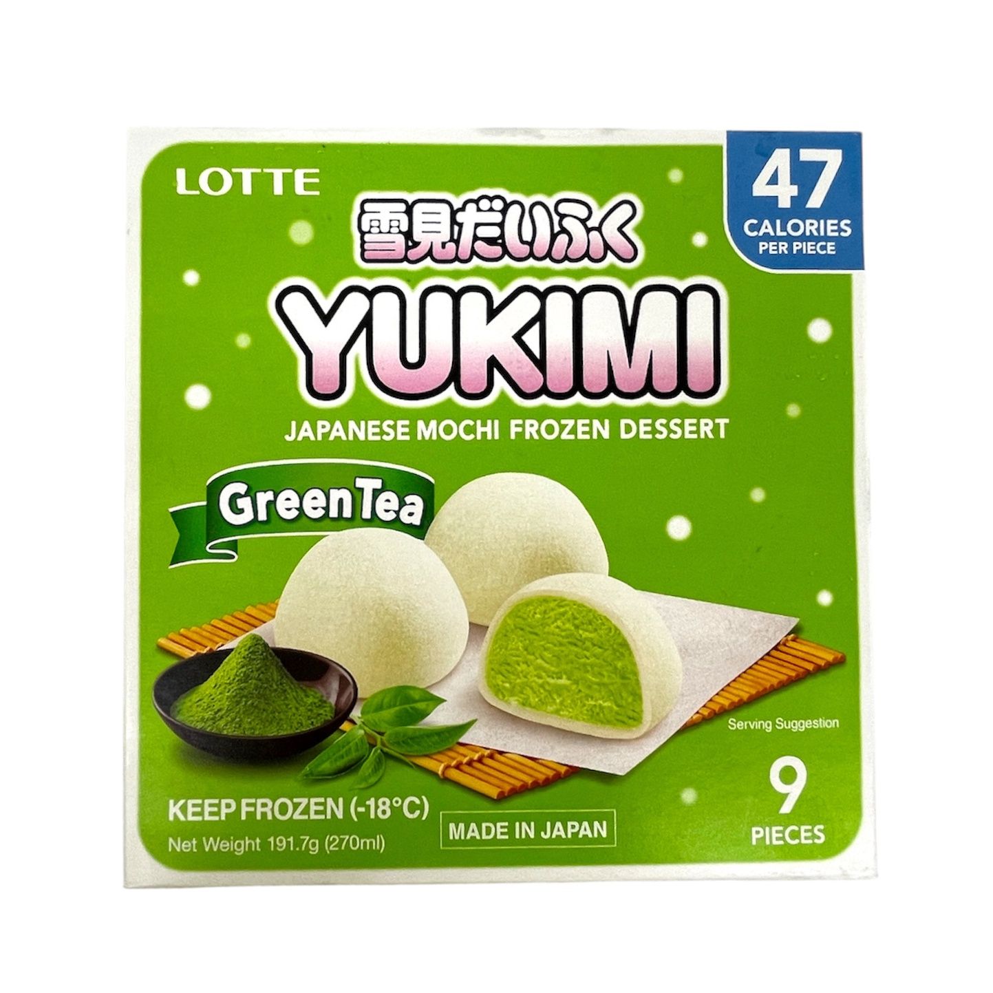 Yukimi Daifuku (Mini Green Tea) 270g