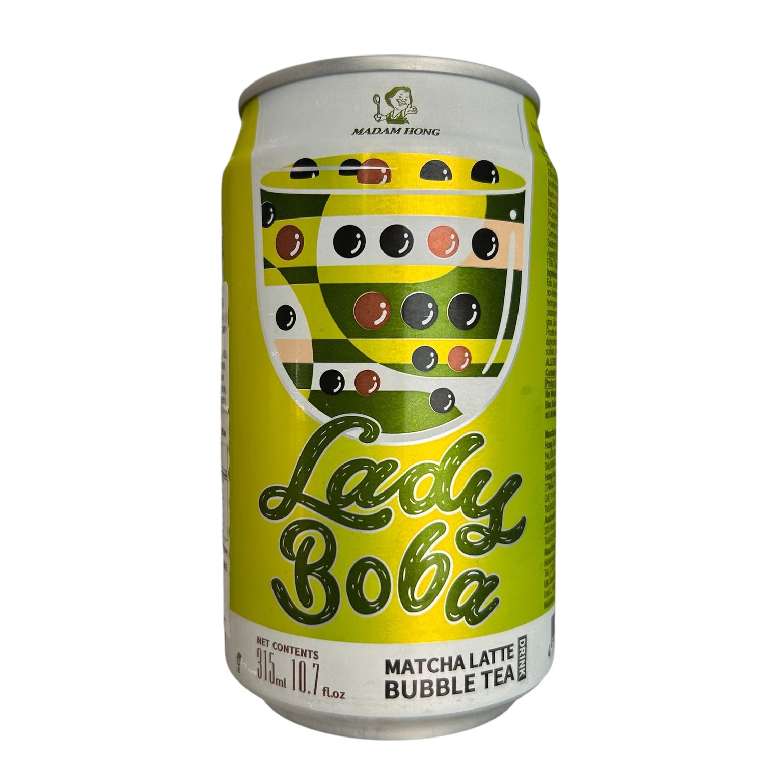 Matcha Latte Bubble Tea Soft Drink 315ml