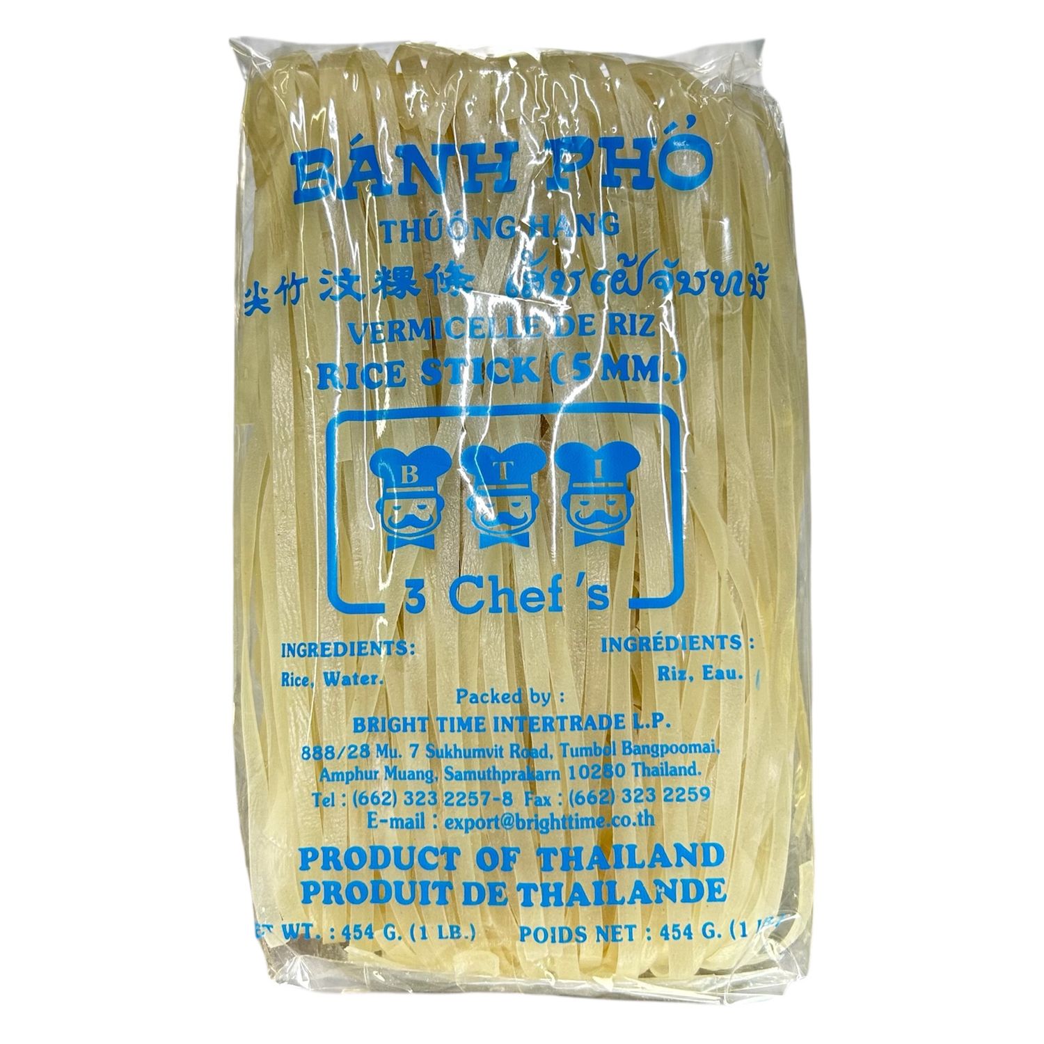 3Chefs Rice Stick 5mm 454g