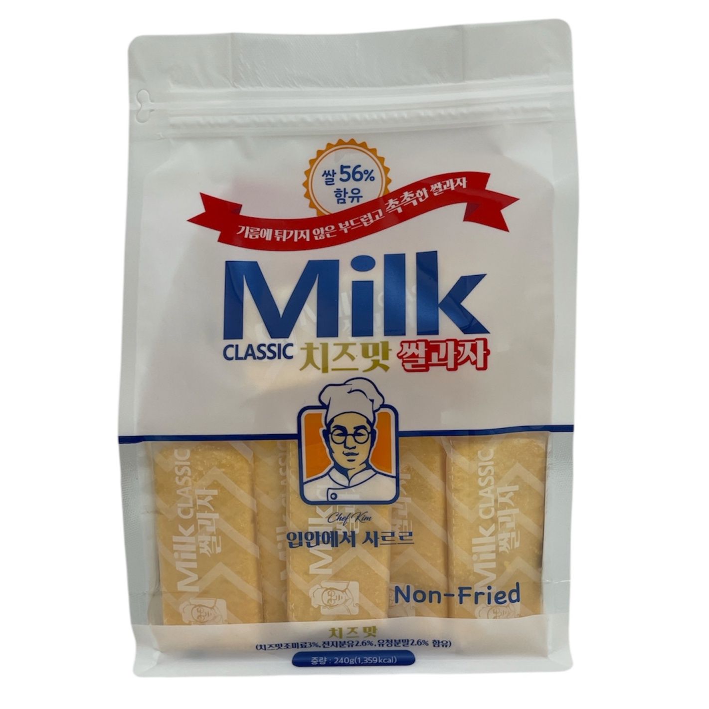 Milk Classic Rice Snack Cheese 240g