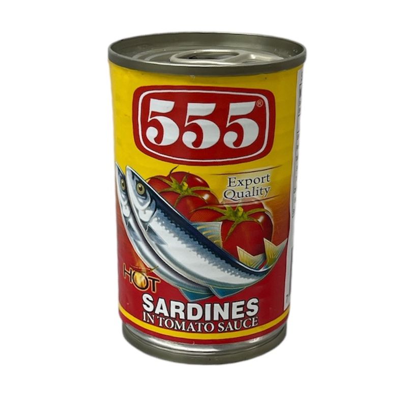 555 Sardines Hot 155g