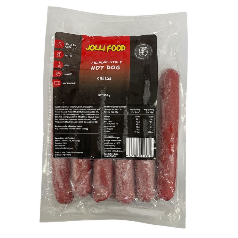 Jolli Food Hotdog - Cheese 500g