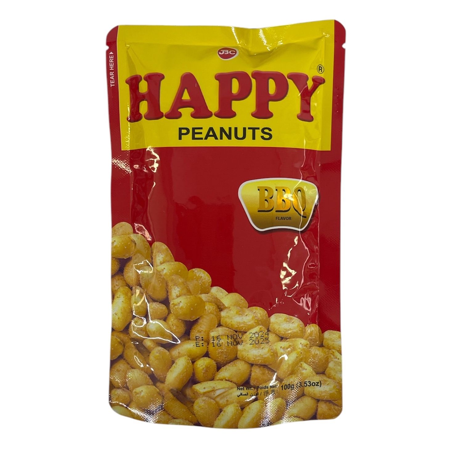 Happy Peanut Zesty BBQ Flavor 100g