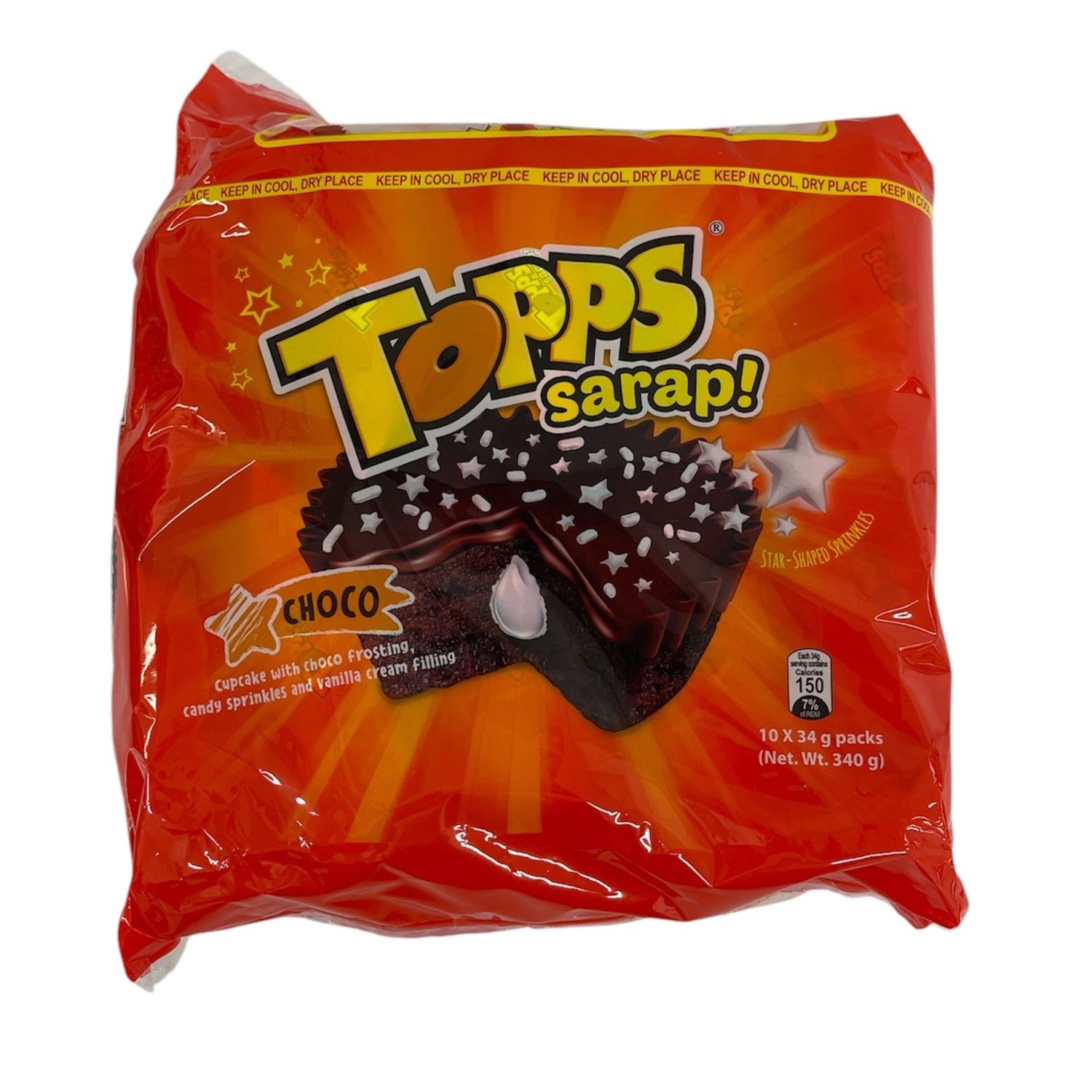 Cupp Keyk Topps Choco 340g