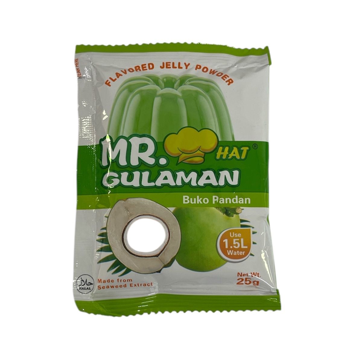 Mr Gulaman Jelly Powder 25g Buko  Pandan