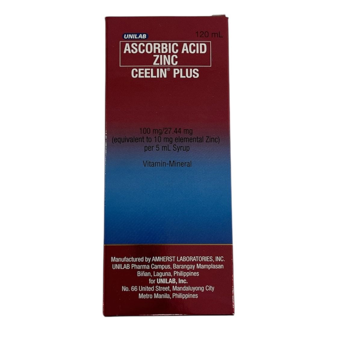Ceelin Plus Syrup w/ Zinc 120ml