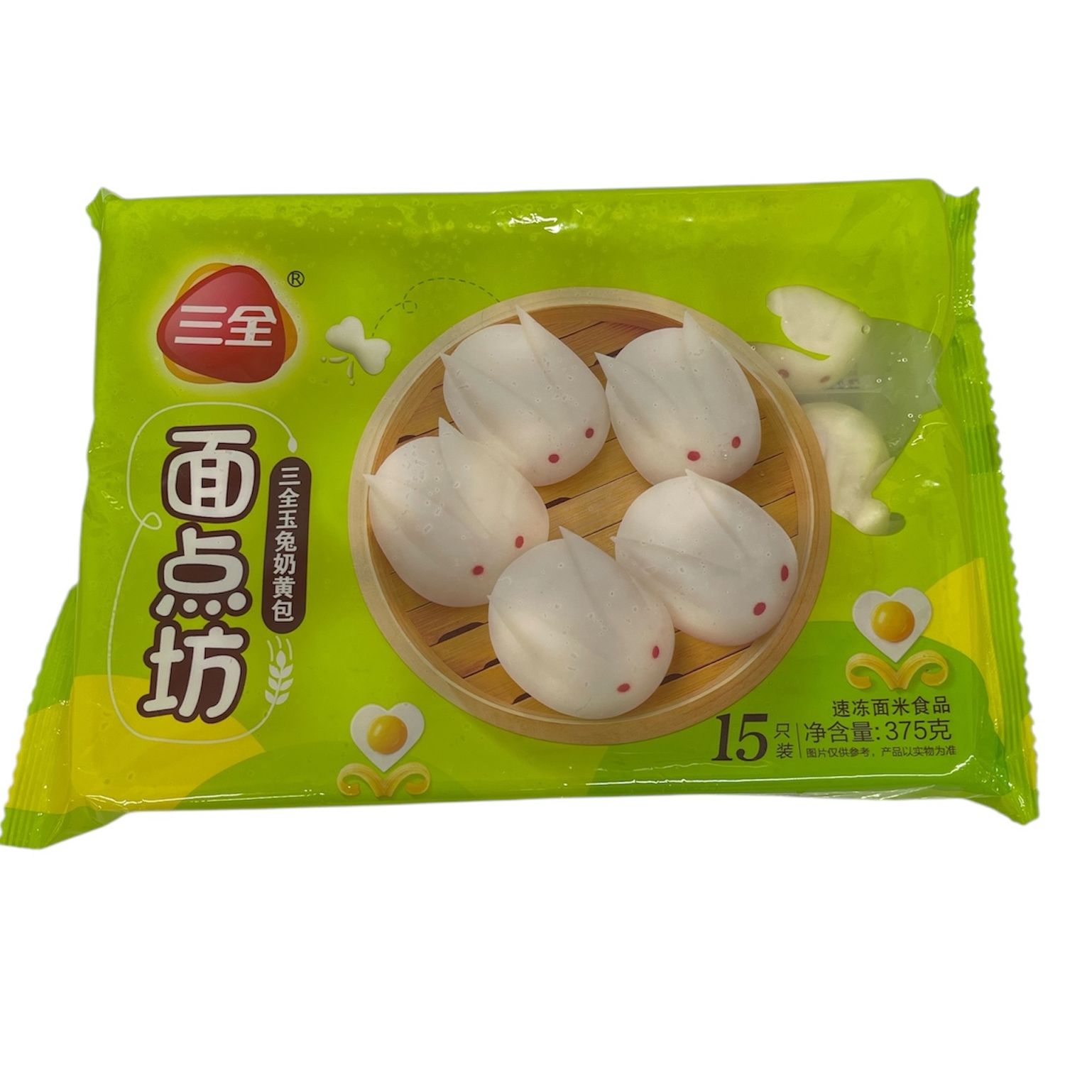 Sanquan Custard Bun (Rabbit Shaped) 375g