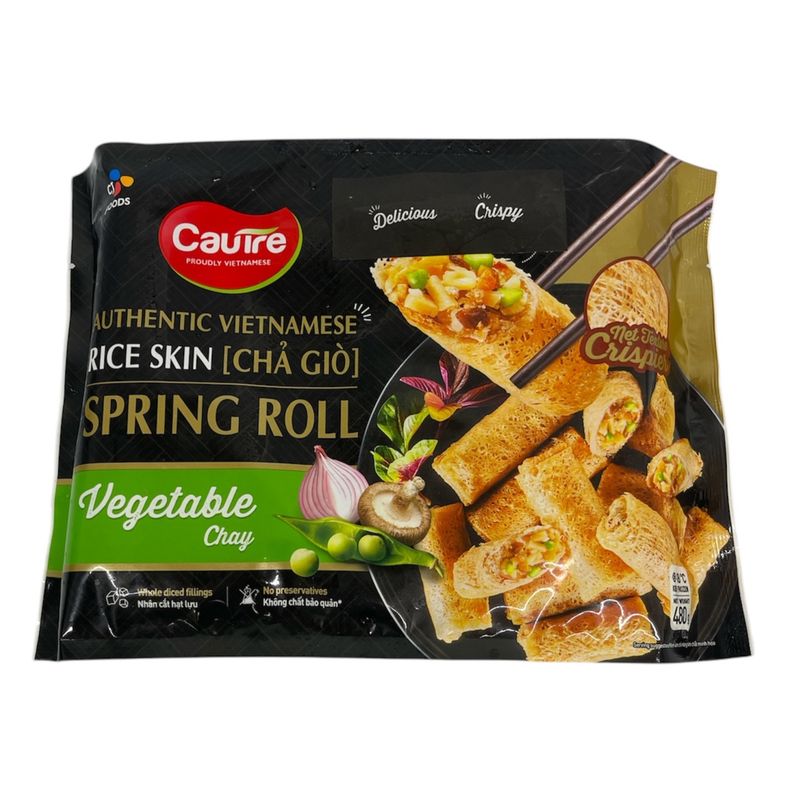 Cau Tre Frozen Rice Net Spring Rolls Vegetable 480g