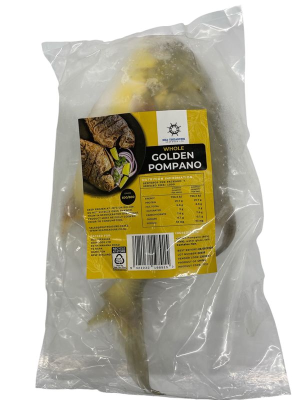 Sea Treasure Golden Pompano (600-800g)
