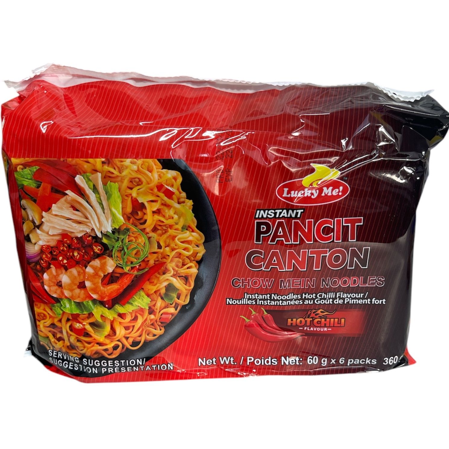 Lucky Me Pancit Canton Hot Chili 6x60g