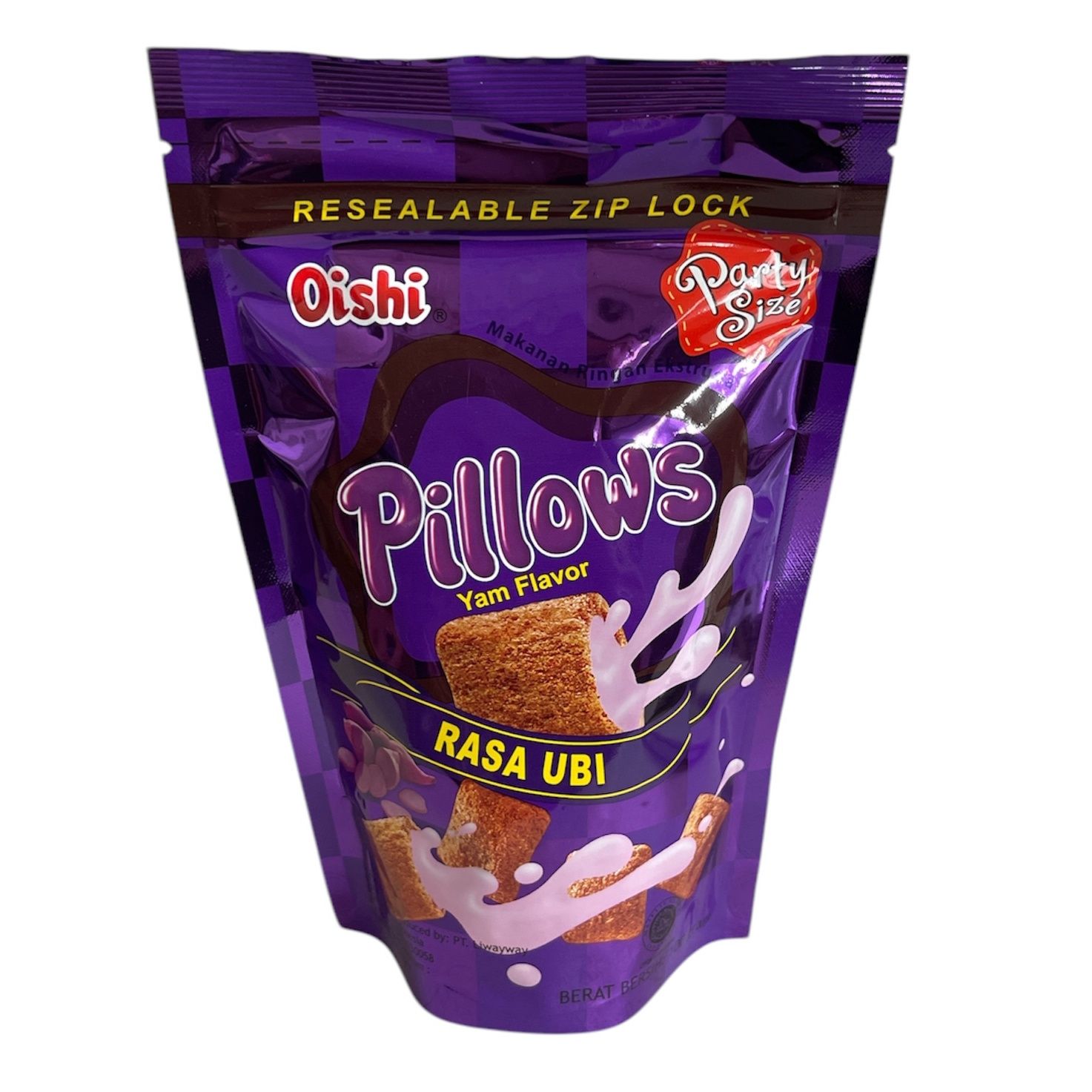 Oishi Pillows Ube Filled Crackers 100g