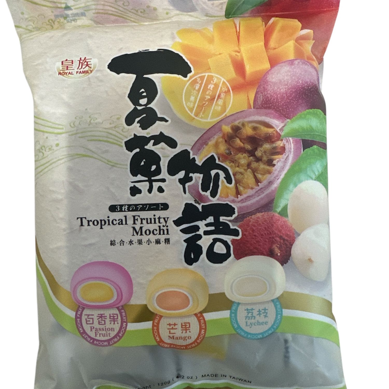 RF Tropical Fruit Mochi 120g