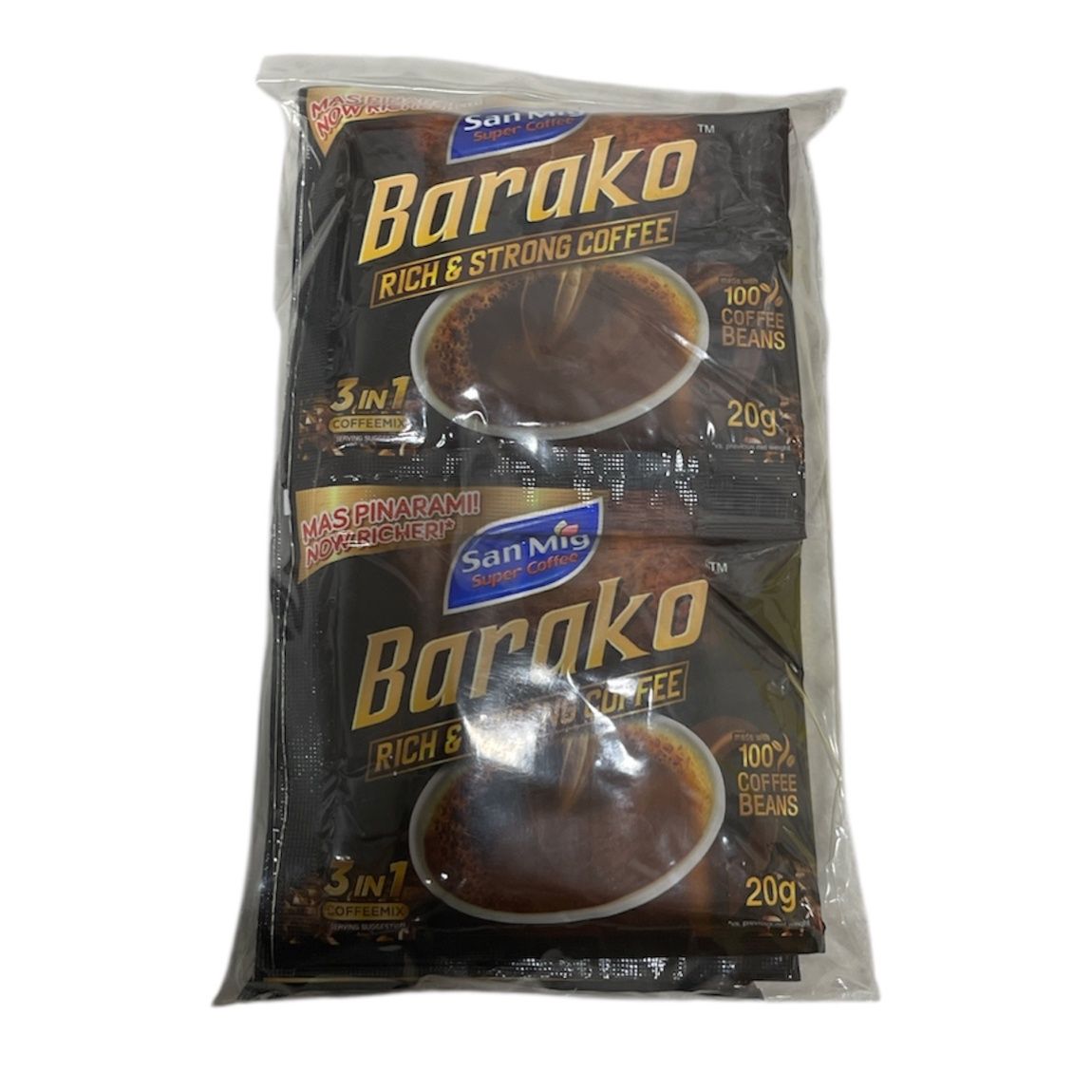 San Mig 3in1 Coffe Barako 200g