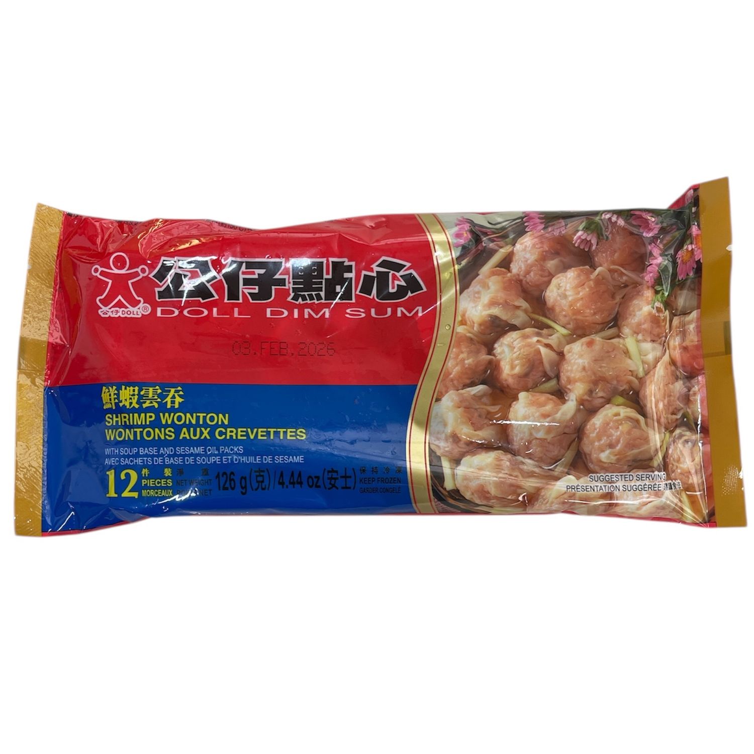 Doll Shrimp Wonton 126g