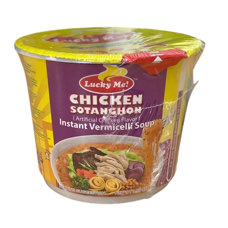 Lucky Me Mini Chicken Sotanghon Bowl Noodles 28g