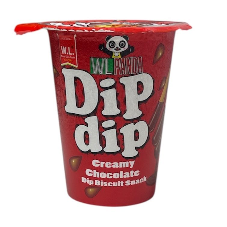 WL Panda Dip Dip Creamy Chocolate Dip Biscuits 30g