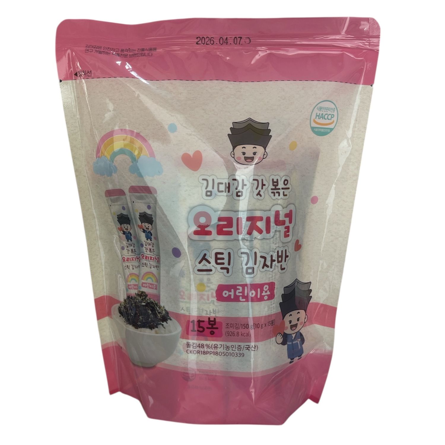 Kim Daegam  Stick Seaweed Flake Original (kids)10gx15