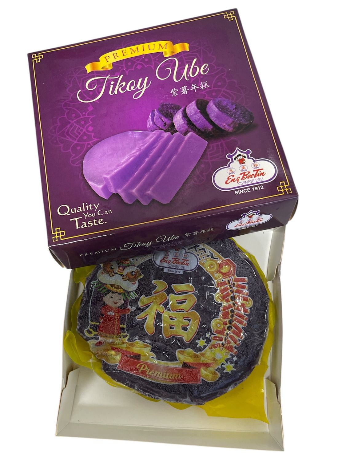 Eng Bee Tin Frozen Premium Tikoy 50gX12/600g  Ube