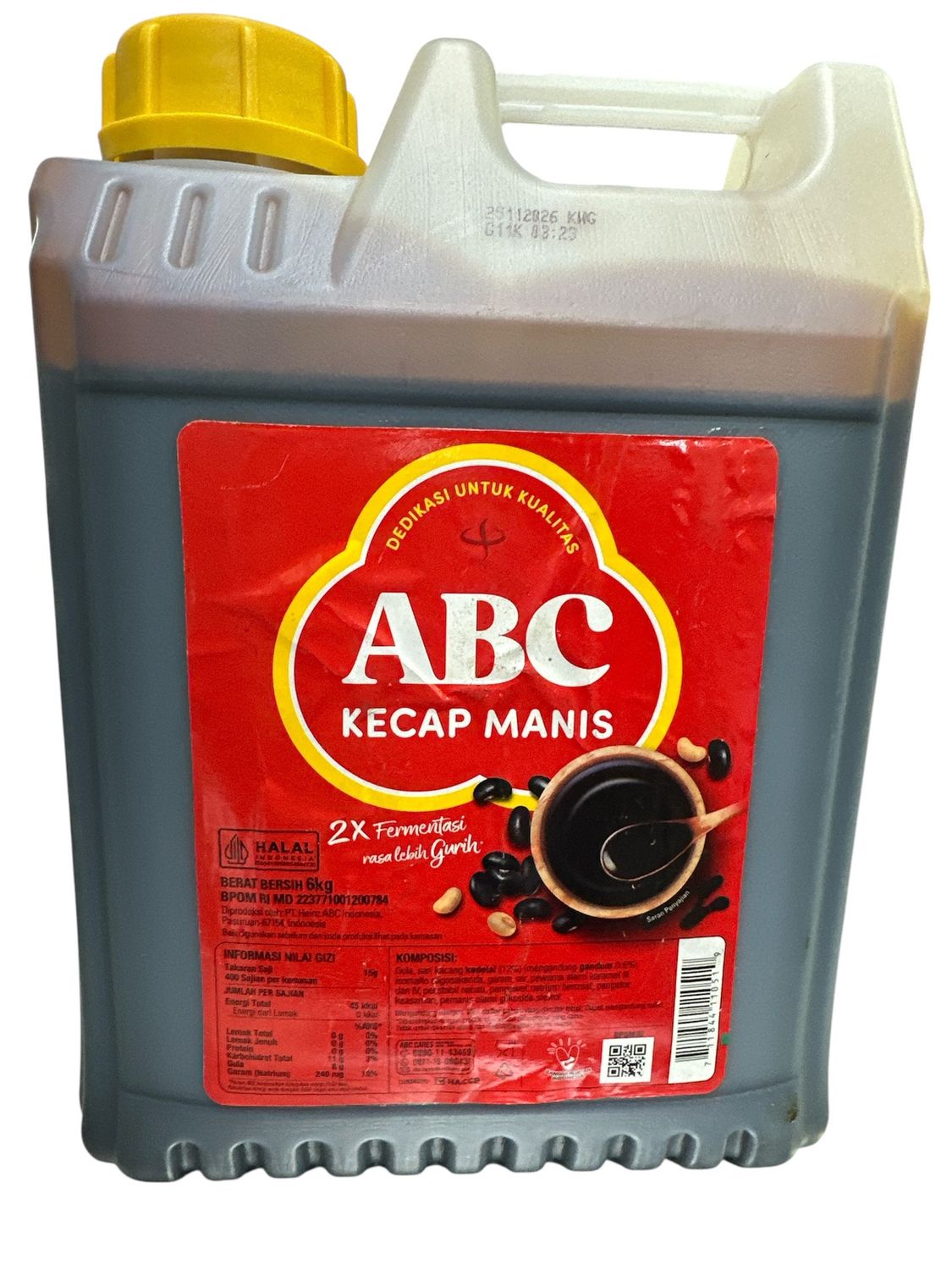 ABC Sweet Soy Sauce 6kg (Gallon)