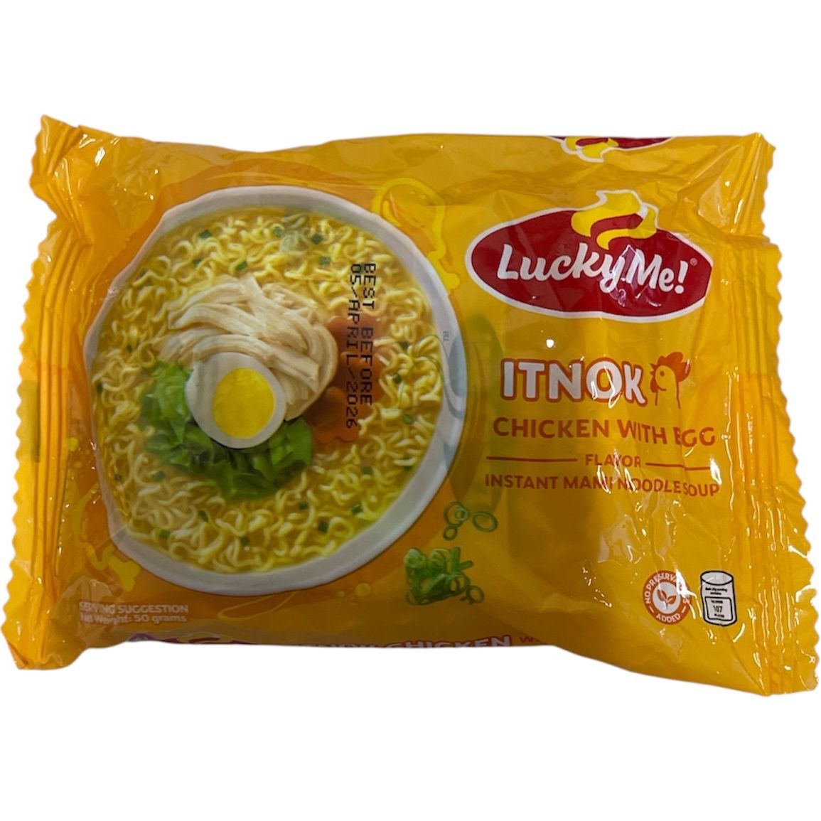 Lucky Me Itnock Chicken &amp; Egg 50g