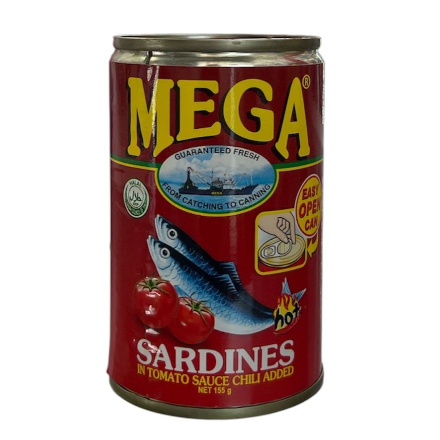 Mega Sardines in Tomato Sauce with Chilli 155g