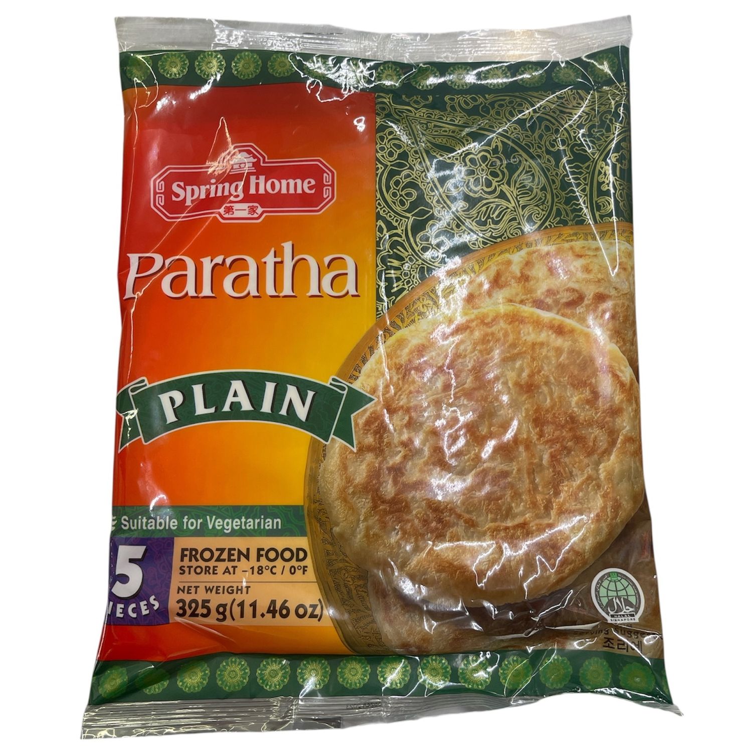 Spring Home Roti Paratha 5&#39;s /Plain 320g