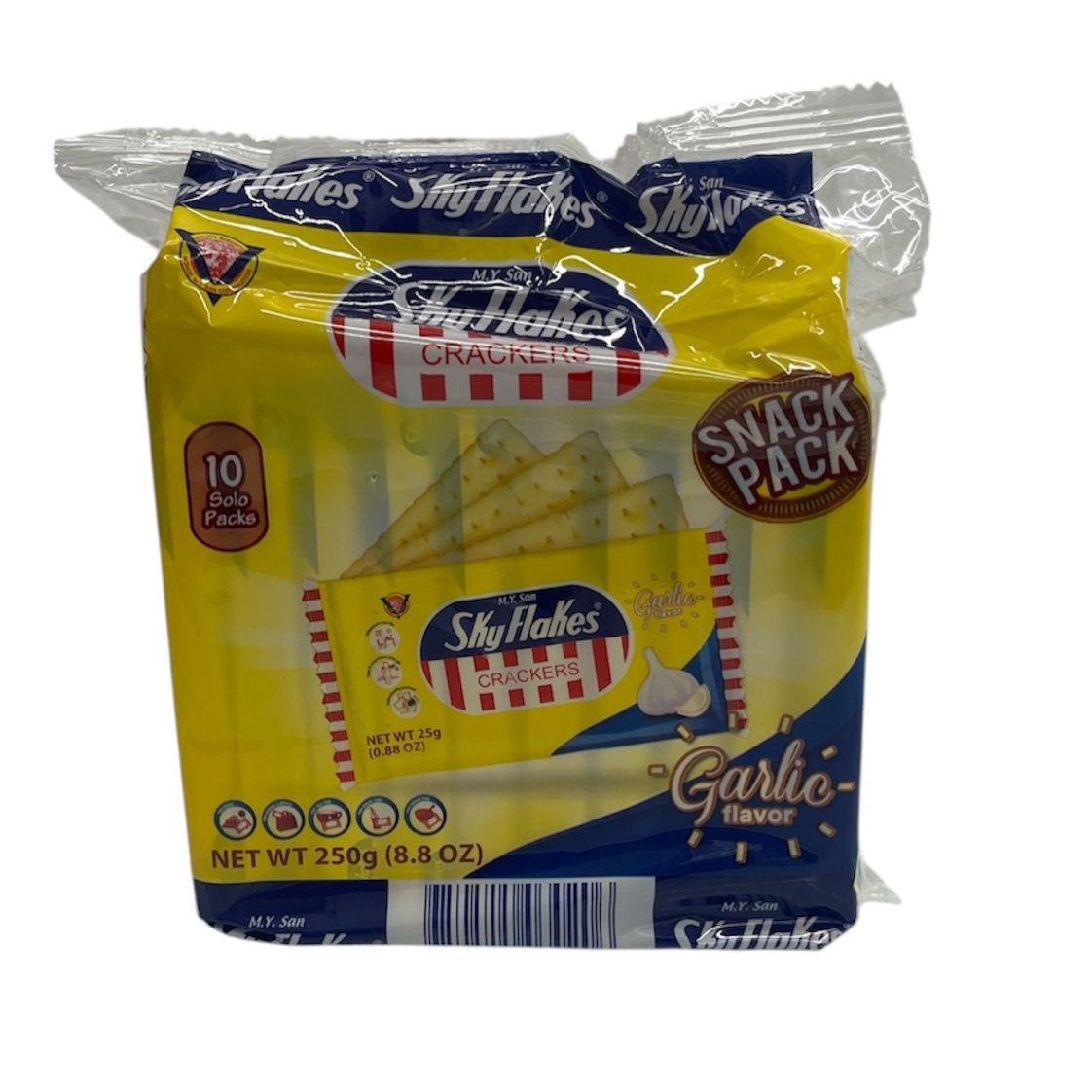 Skyflakes Crackers Garlic 10&#39;s 250g