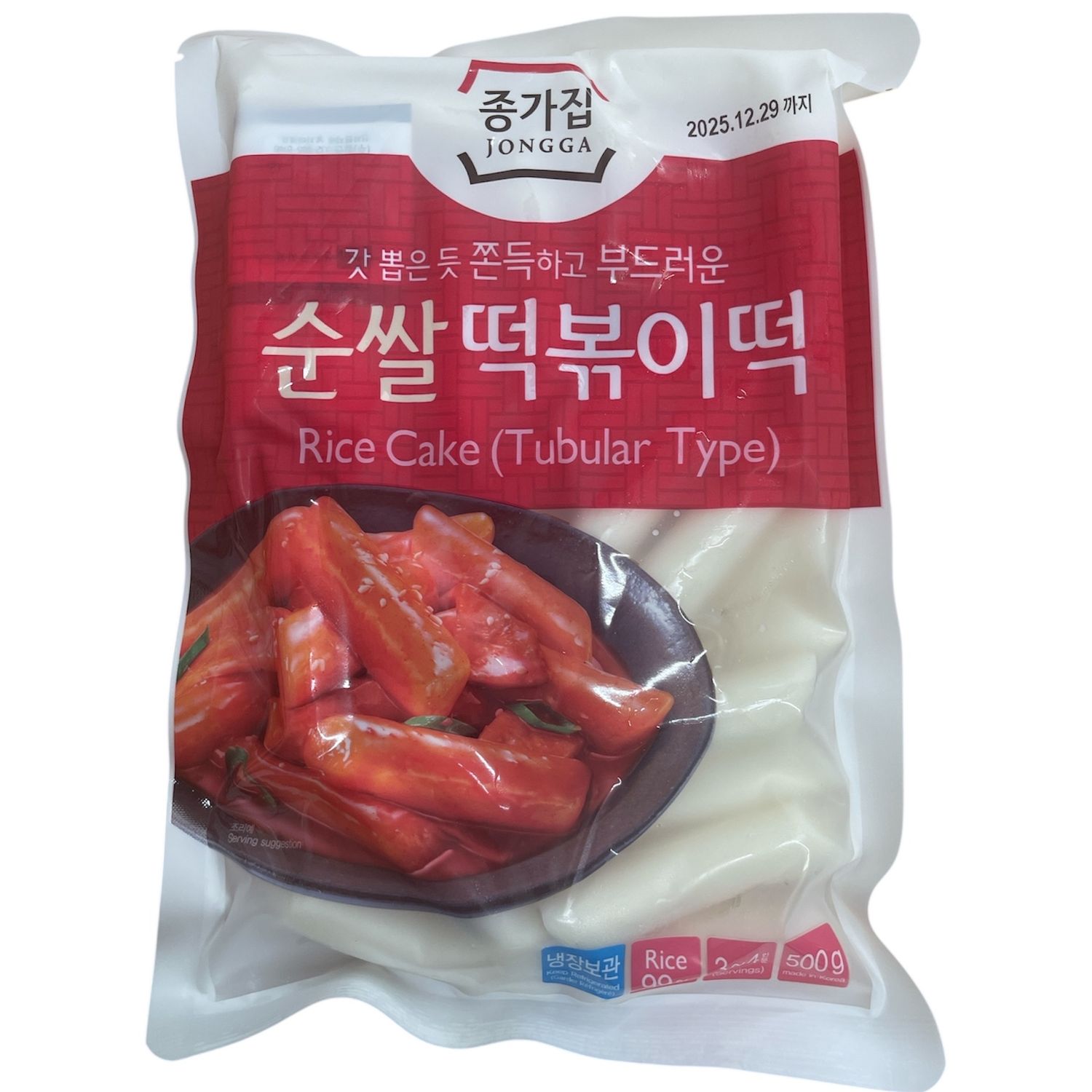 Jongga Rice Cake Stick (Tubular 500g)