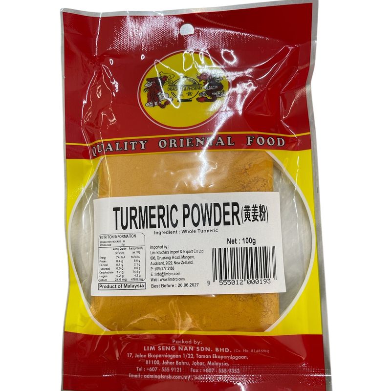 Dragon &amp; Phoenix Turmeric Powder 100g