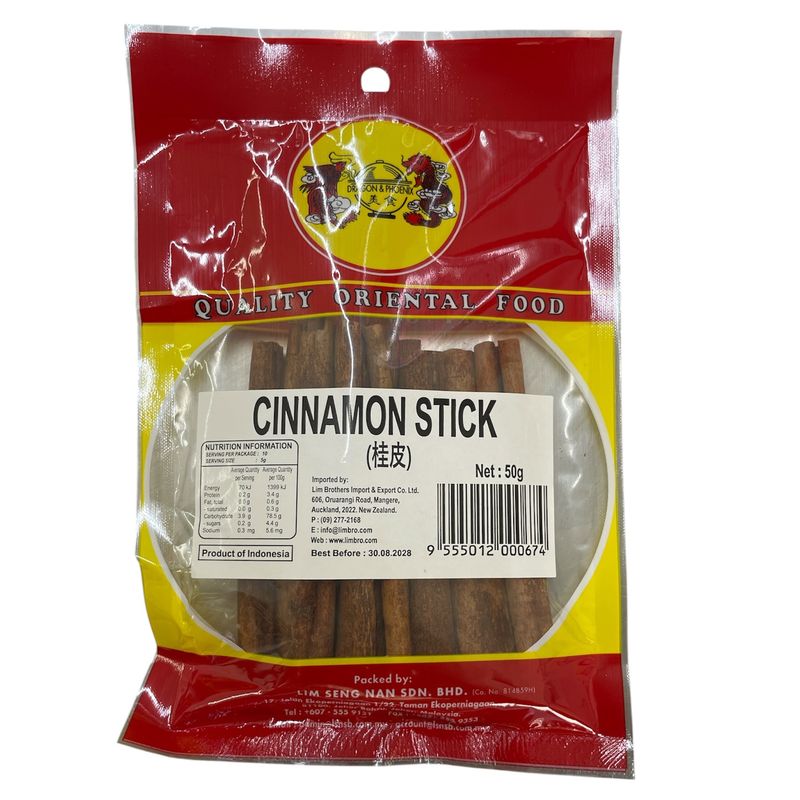 Dragon &amp; Phoenix Cinnamon Stick 50g