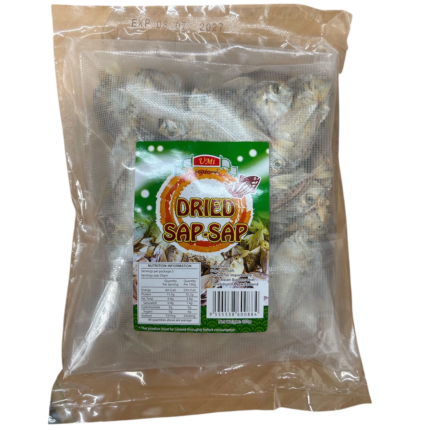 Umi Dried Sap-Sap 200g