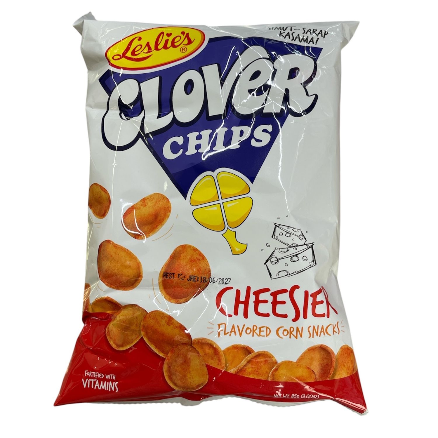 Leslie&#39;s Clover Chips Cheese 85g