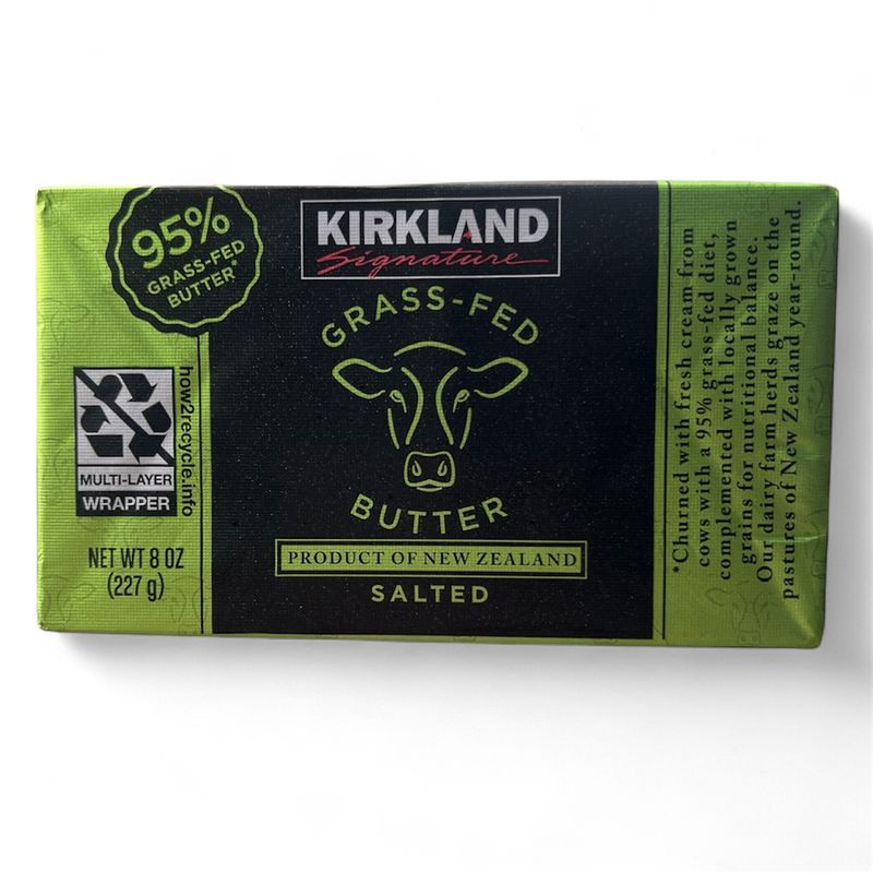Kirkland Grass-Fed Salted Butter 227g