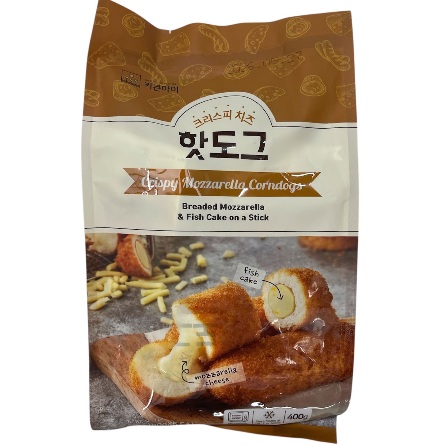 CornDog Fishcake &amp; Mozzarella - Crispy Cheese 5x80g