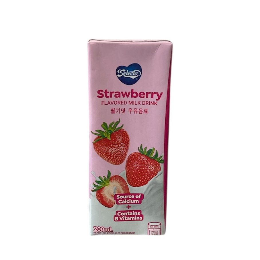 Selecta Strawberry Milk Drink 200ml