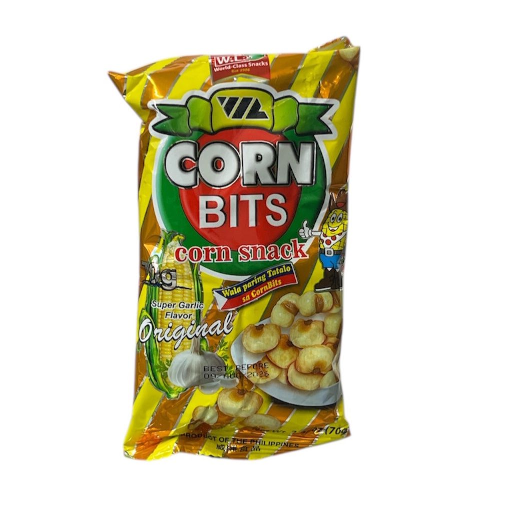 WL Corn Bits Original, Super Garlic 70g