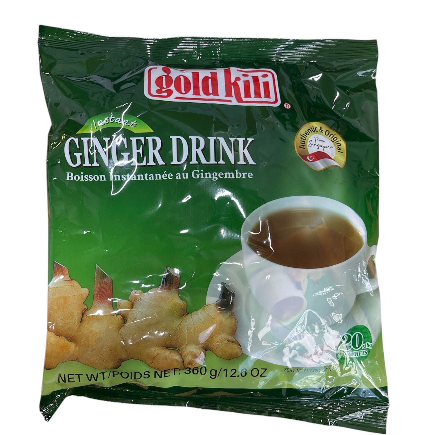 Gold Kili Instant Ginger Drink 360g (20x18g)