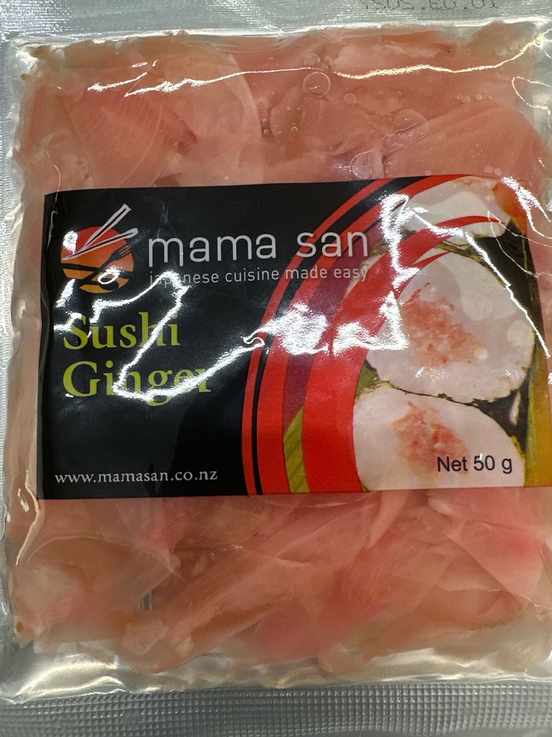 Mama San Pickled Ginger Light Pink (Amazu Shoga) 50g
