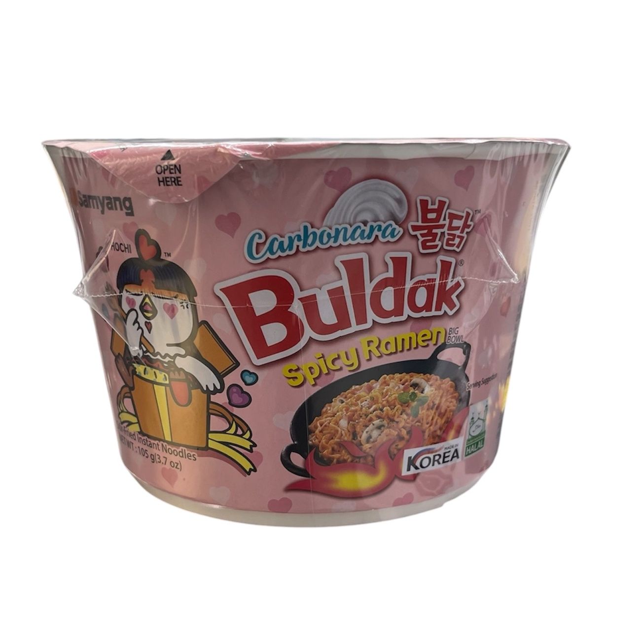SY Buldak Hot Chicken Bowl Carbo 105g