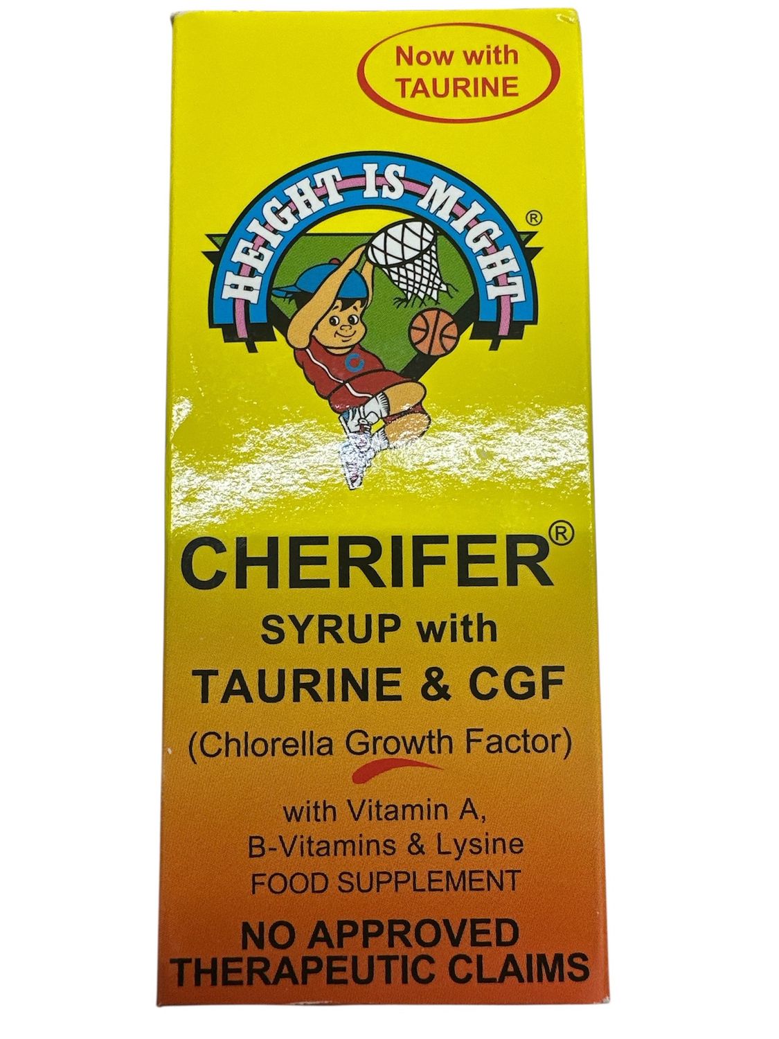 Height is might Cherifer Syrup with Taurine &amp; CGF 120ml