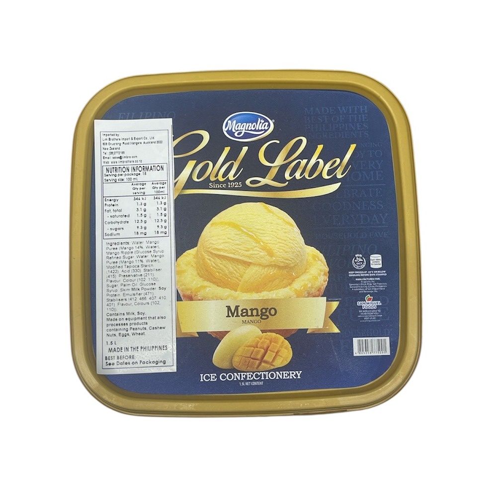 Magnolia Ice Cream Mango (Gold Label) 1.5L