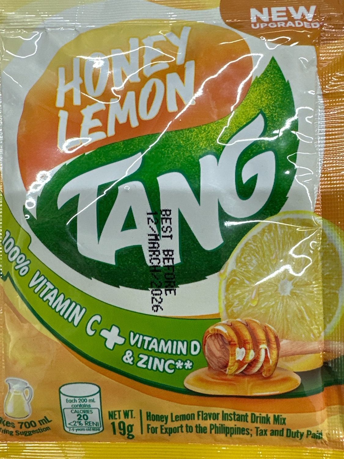 Tang Litro Pack Honey Lemon 19g