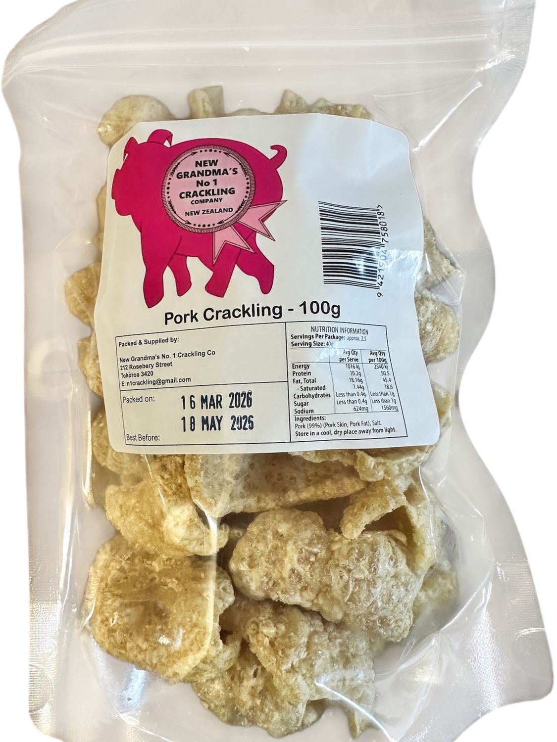 Pork Crackling 100g