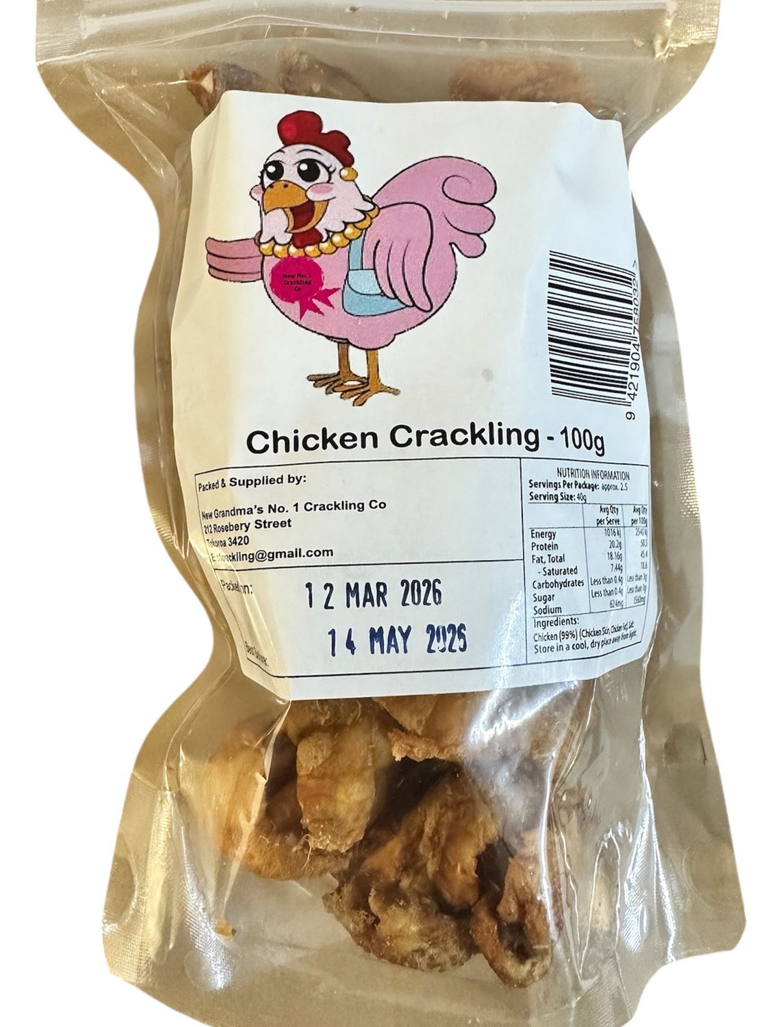 Chicken Crackling 100g