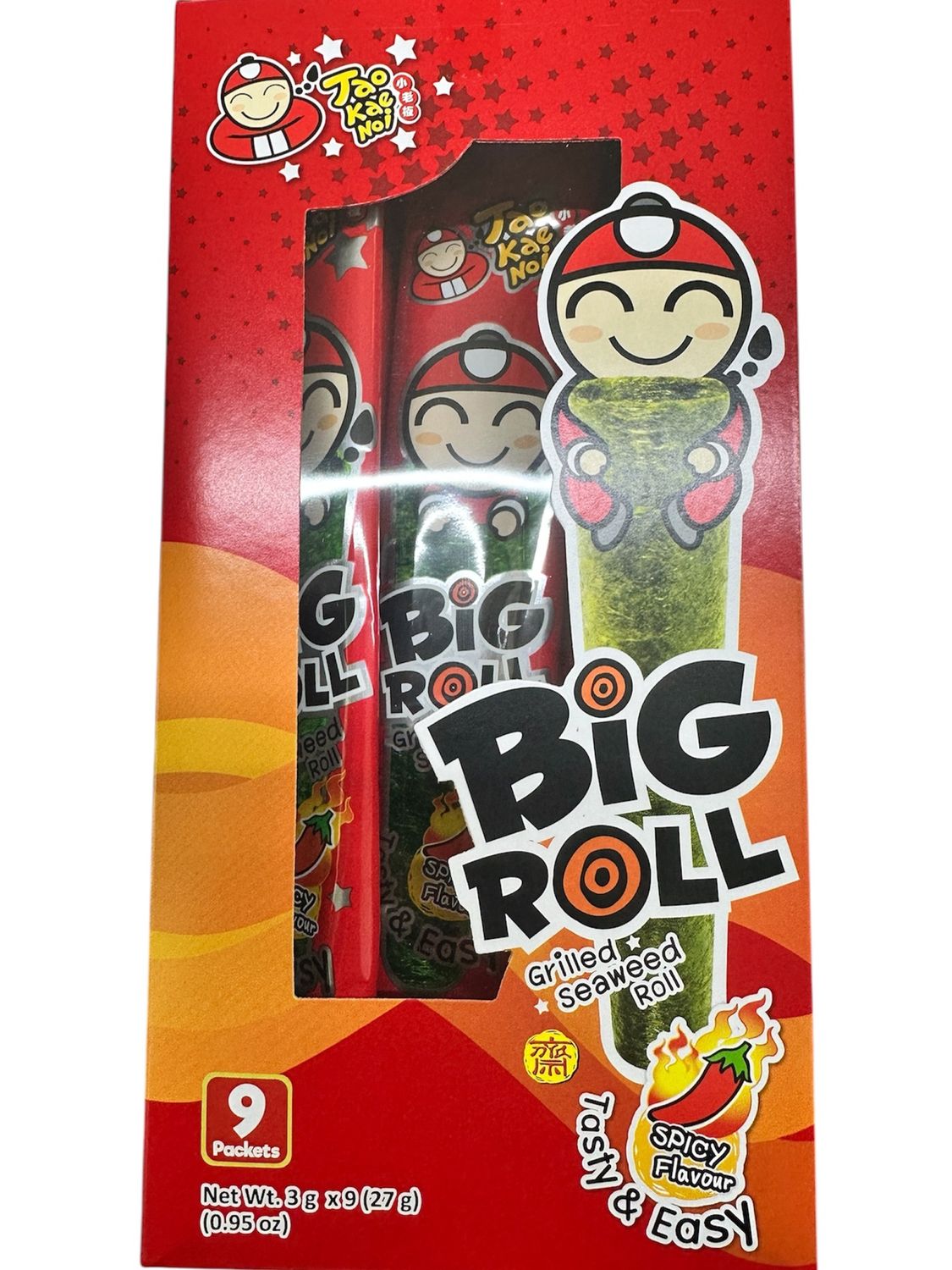 Taokaenoi Big Roll Spicy 9Pk 27g