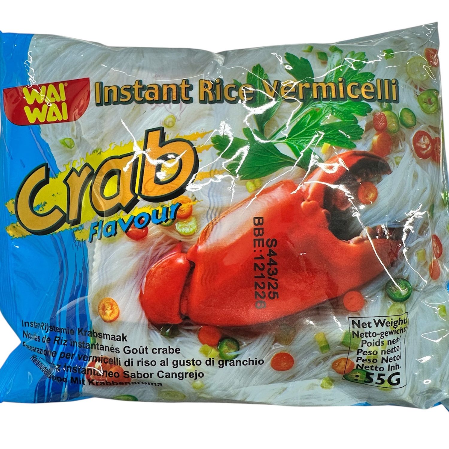 Wai Wai Crab Vermicelli Noodle 55g