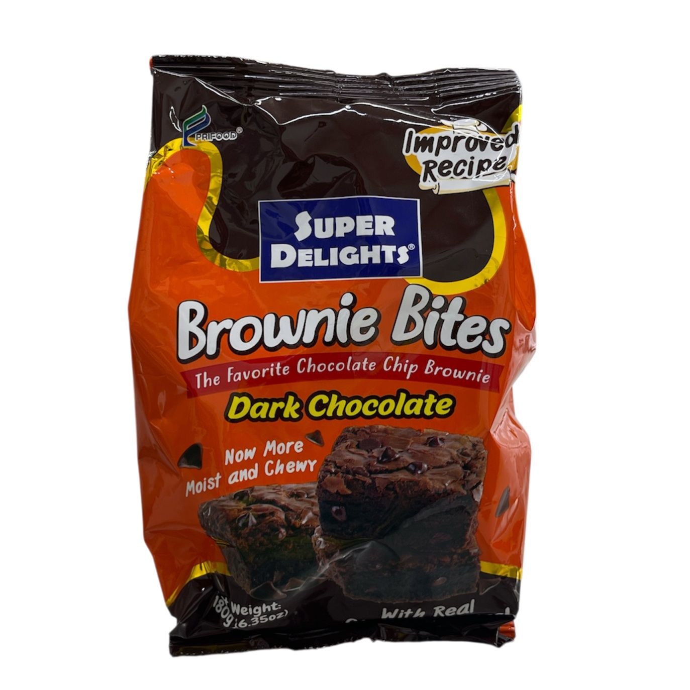 Prifood Super Delights Dark Brownie Bites 180g