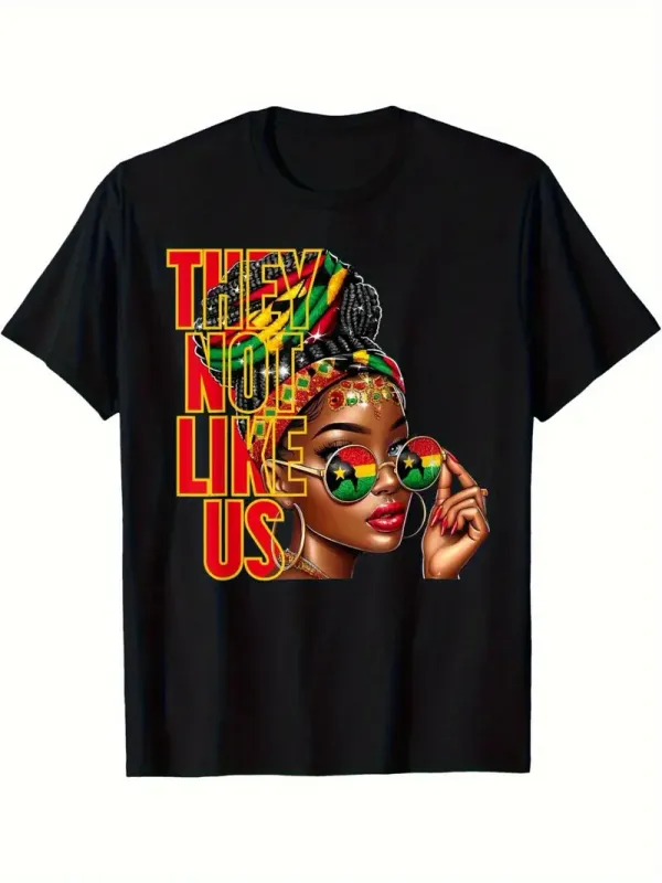 They Not Like Us" African American Freedom T-Shirt